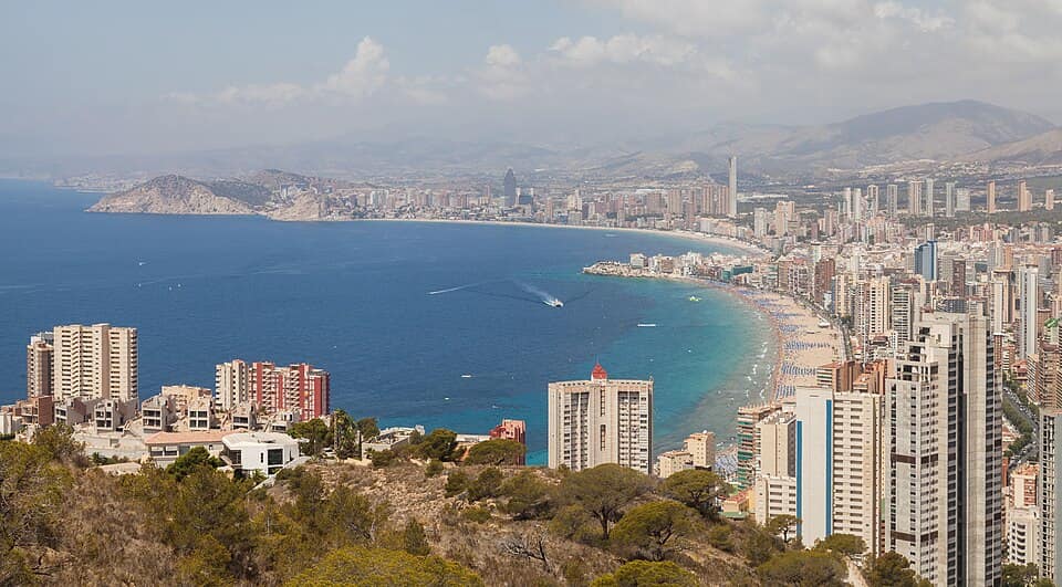 Vista de Benidorm