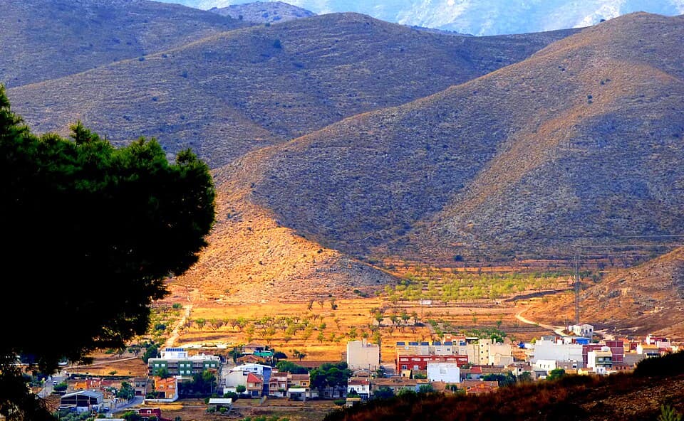 Vista de Hondón de los Frailes