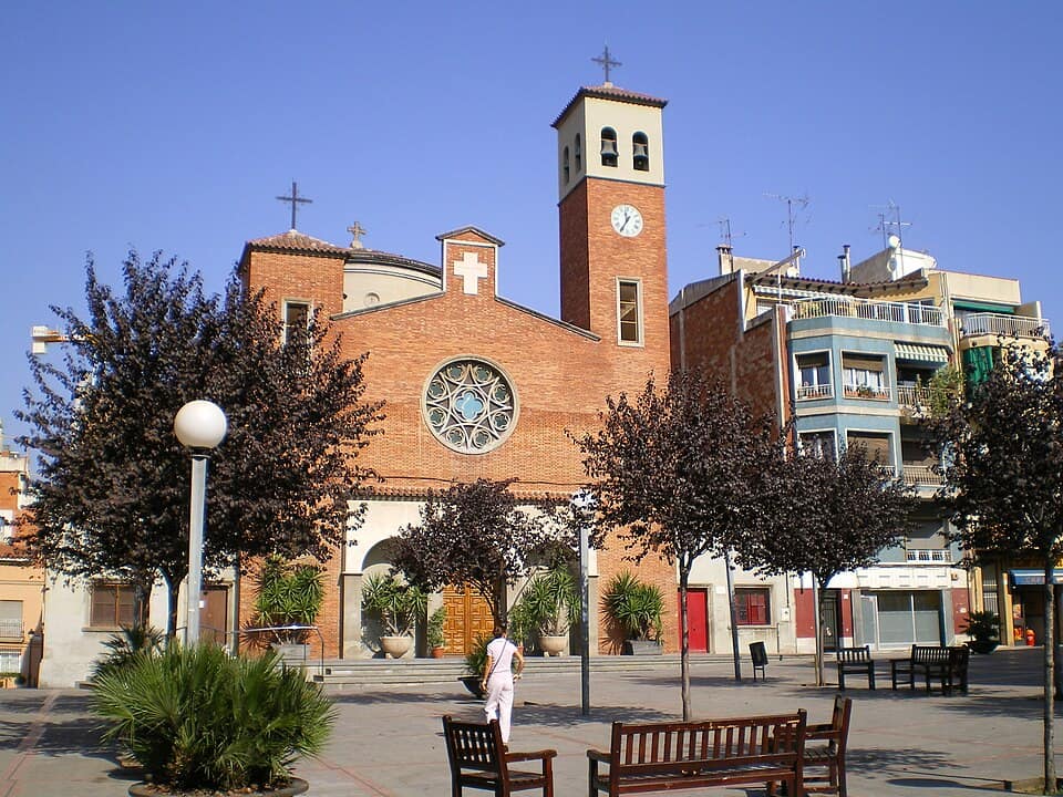 Vista de Sant Adrià de Besòs
