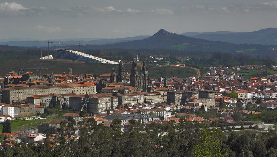 Vista de Santiago de Compostela