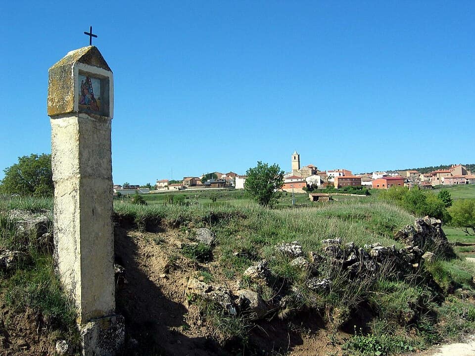 Vista de Fuentelespino de Moya