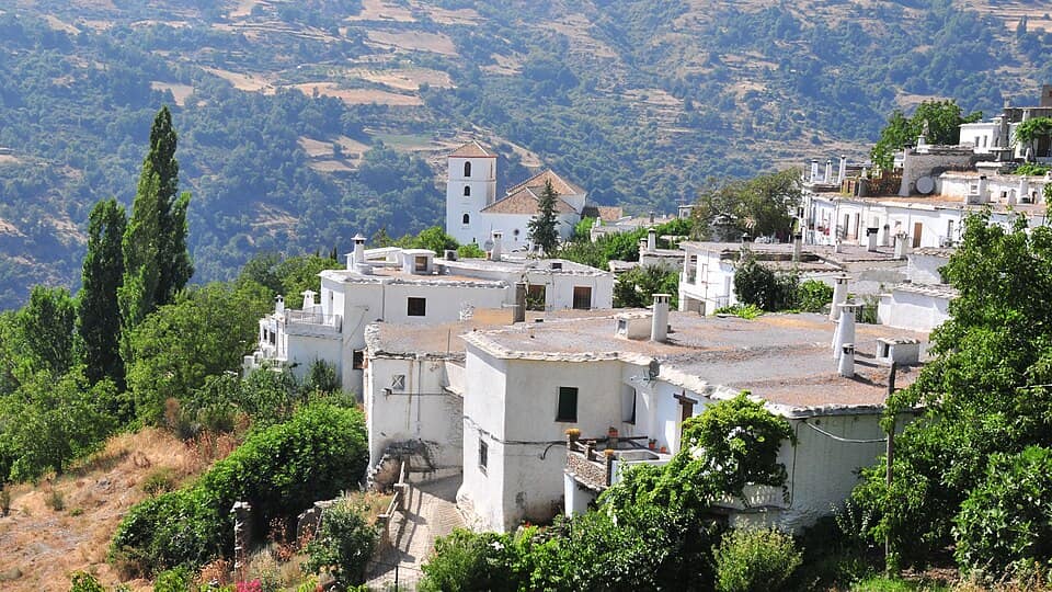 Vista de Bubión