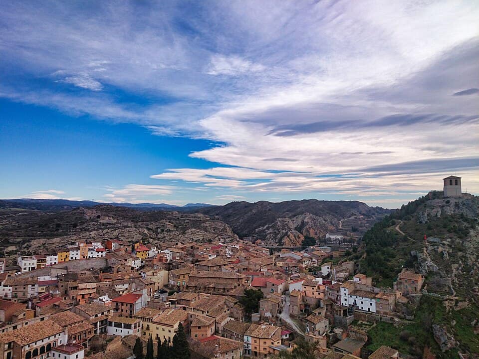 Vista de San Esteban de Litera