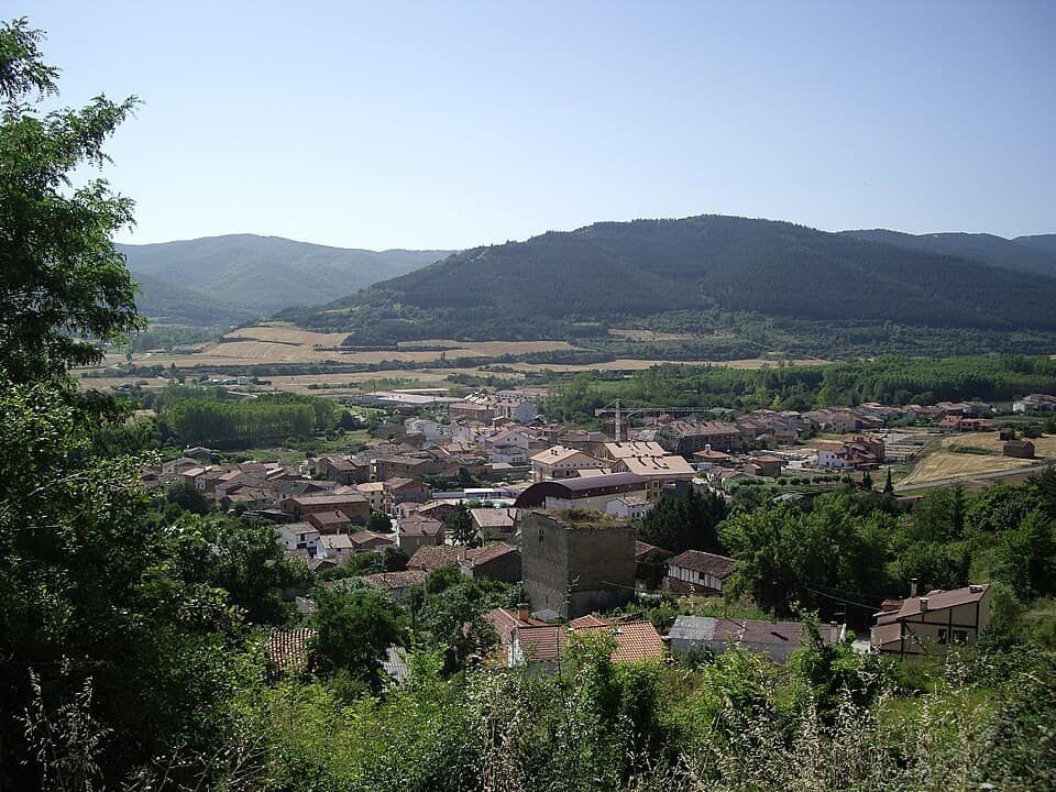Vista de Santurde de Rioja