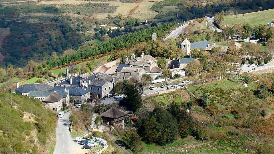Vista de Pedrafita do Cebreiro