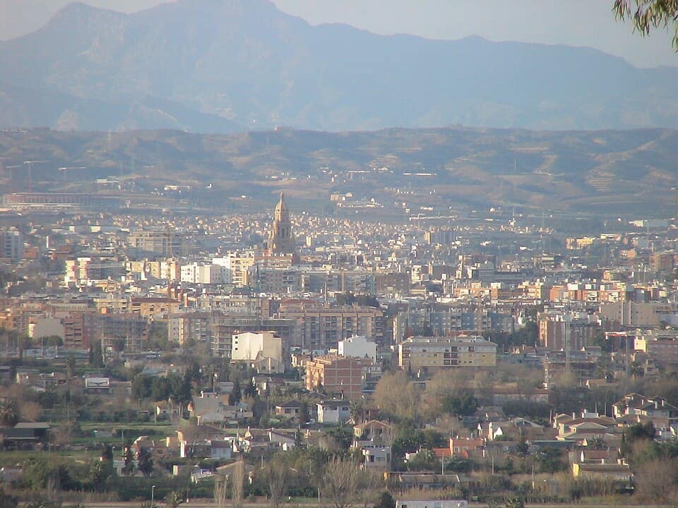 Vista de Murcia