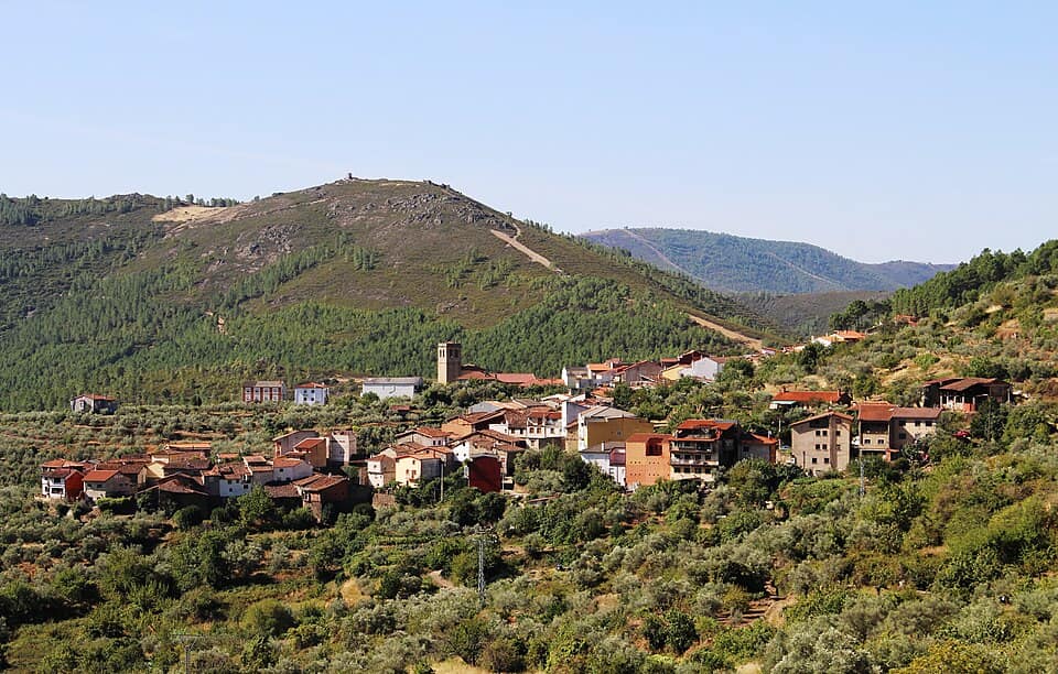 Vista de Herguijuela de la Sierra