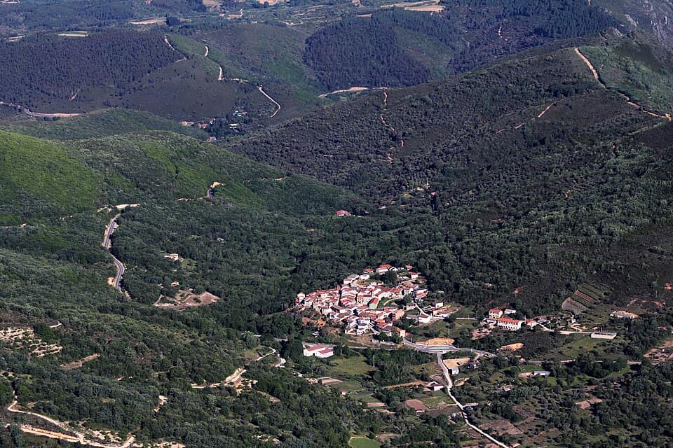 Vista de Santibáñez de la Sierra