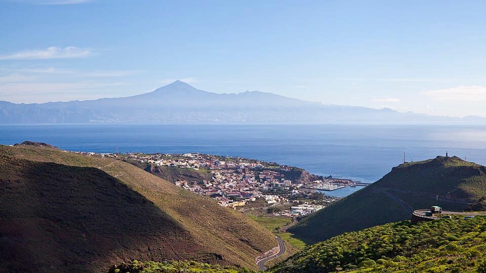 Vista de San Sebastián de la Gomera
