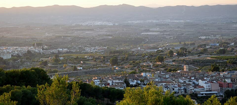 Vista de Atzeneta d'Albaida
